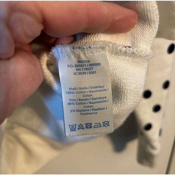 Boden sweatshirt polka dot size L - Picture 4 of 5